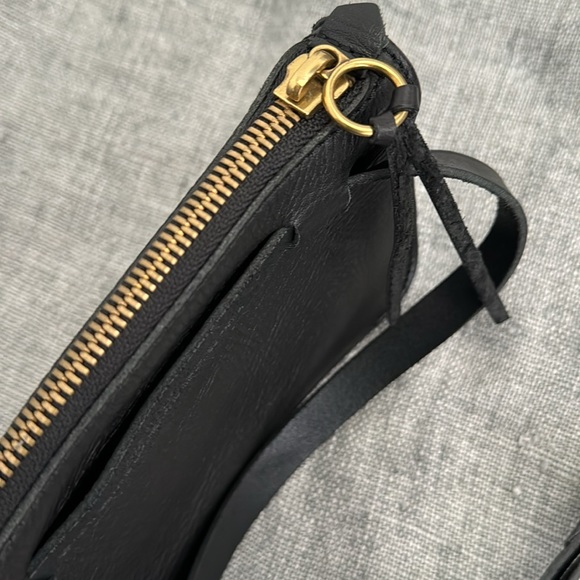 Madewell Small Black Leather Waist / Belt Bag - Picture 8 of 13